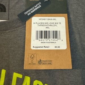 Brand new with tags men’s the north face t-shirt